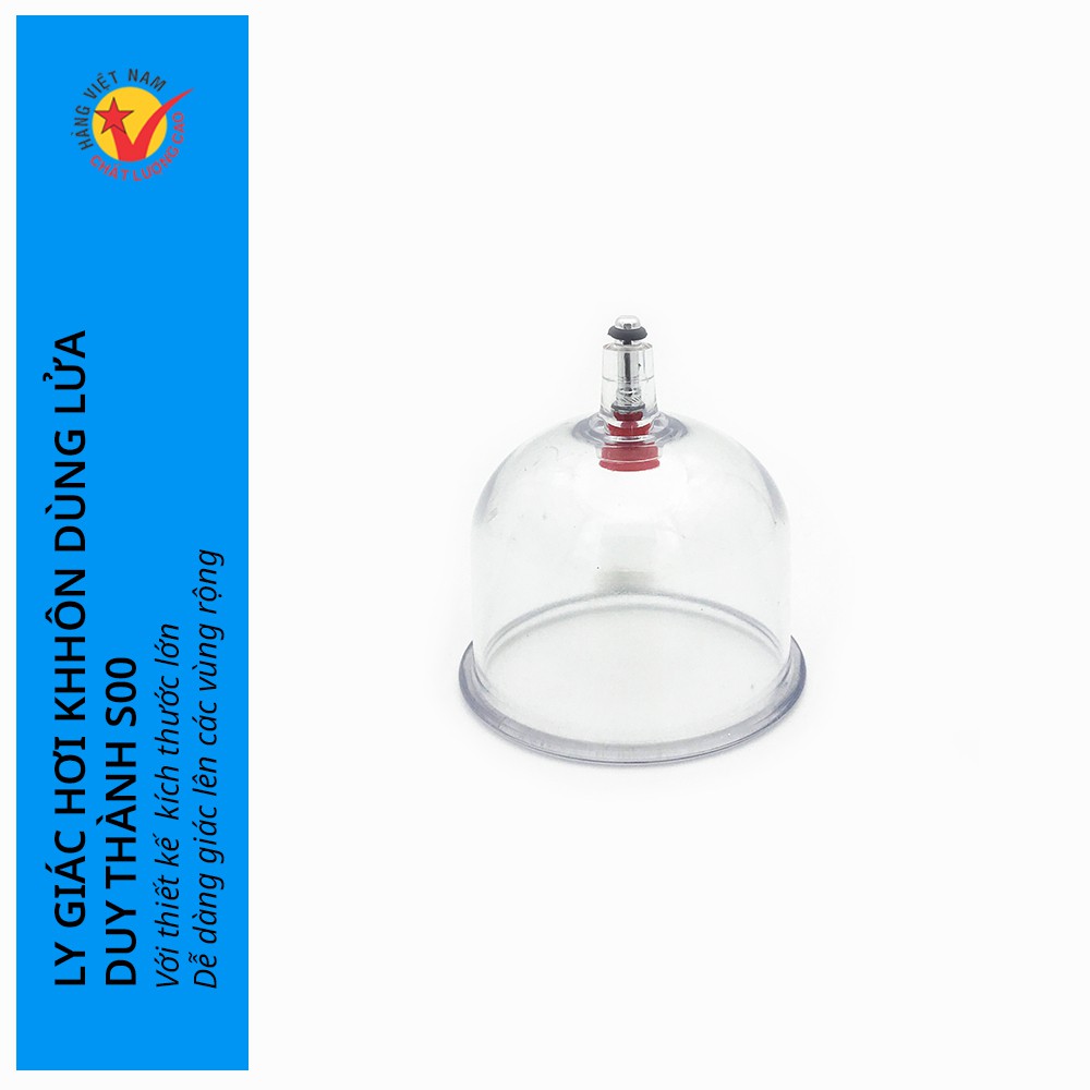 Ly giác hơi không dùng lửa Duy Thành S00 (Đường kính 7cm giúp mang lại trải nghiệm giác hơi tốt hơn)