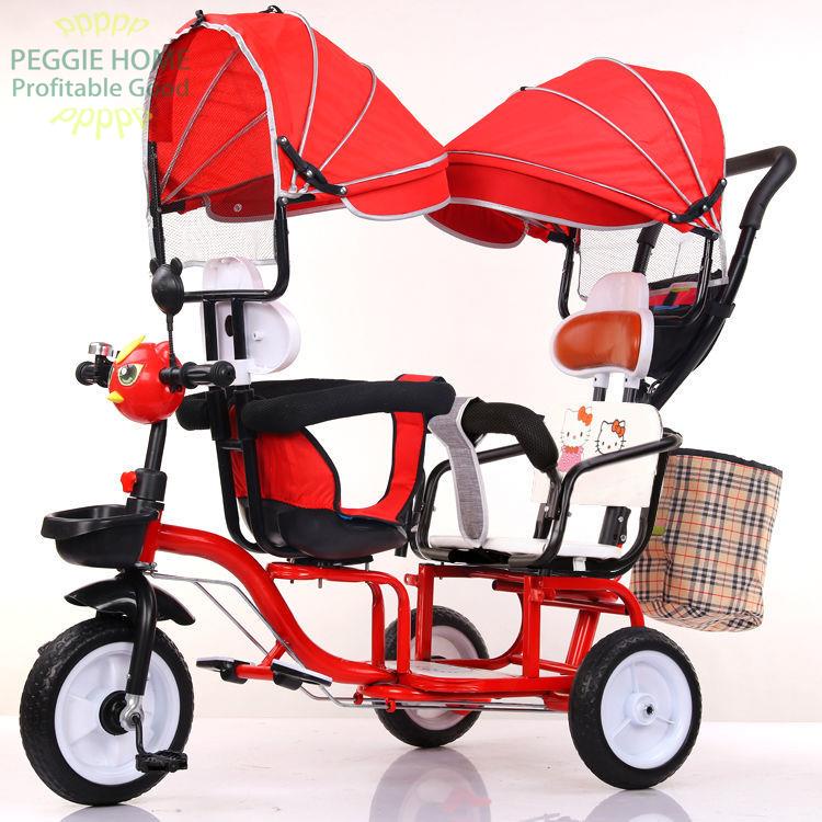 PEGGIE HOMEXe đạp trẻ em đôi đẩy ánh sáng đi bộ tạo tác