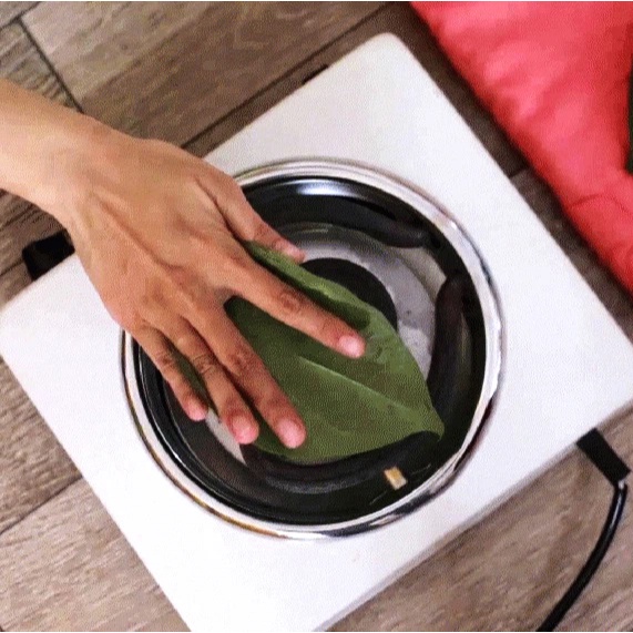 Bếp hơ lá trầu cho bé, bếp điện mini 1000W - Bảo hành 6 tháng