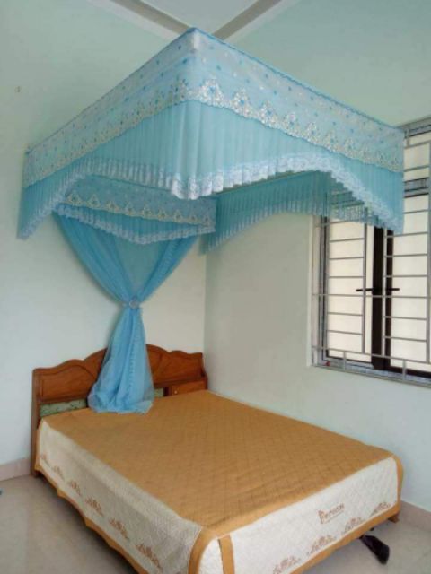 màn khung cung đình voan lạnh Cao cấp nhất(kèm theo khung)