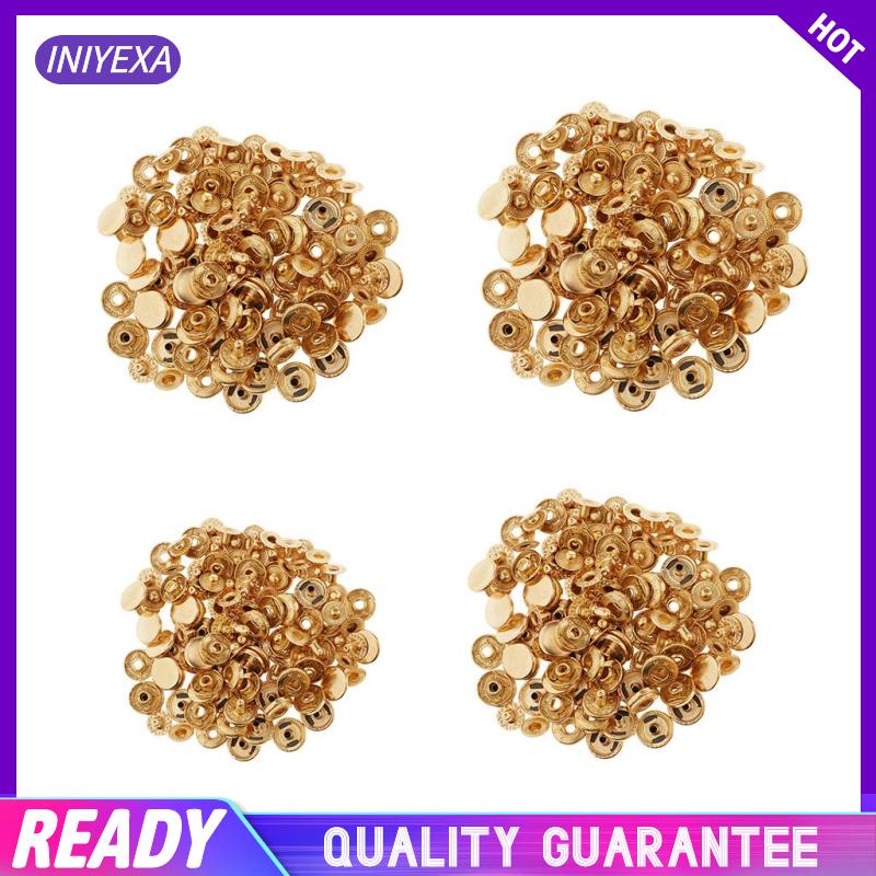 Bộ 30 Nút Bấm Bằng Đồng Thau Chuyên Dụng Cho May Vá Áo Khoác Da / Túi Xách