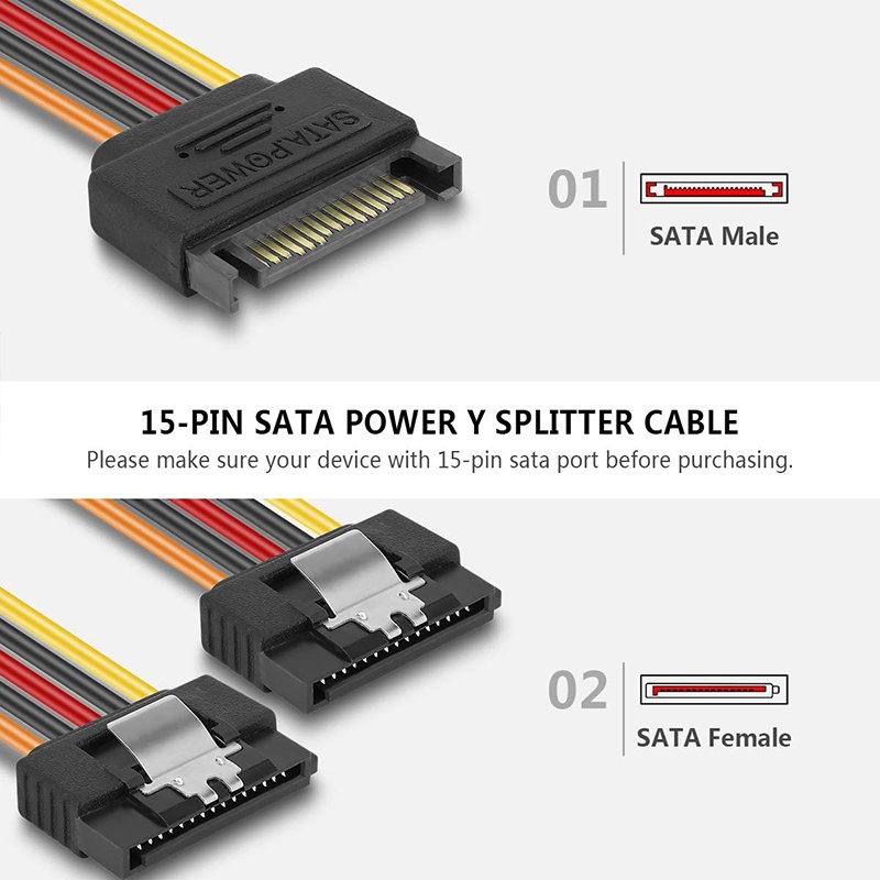 Bộ 2 Dây Cáp Mở Rộng Ổ Đĩa Cứng SATA SSD | WebRaoVat - webraovat.net.vn