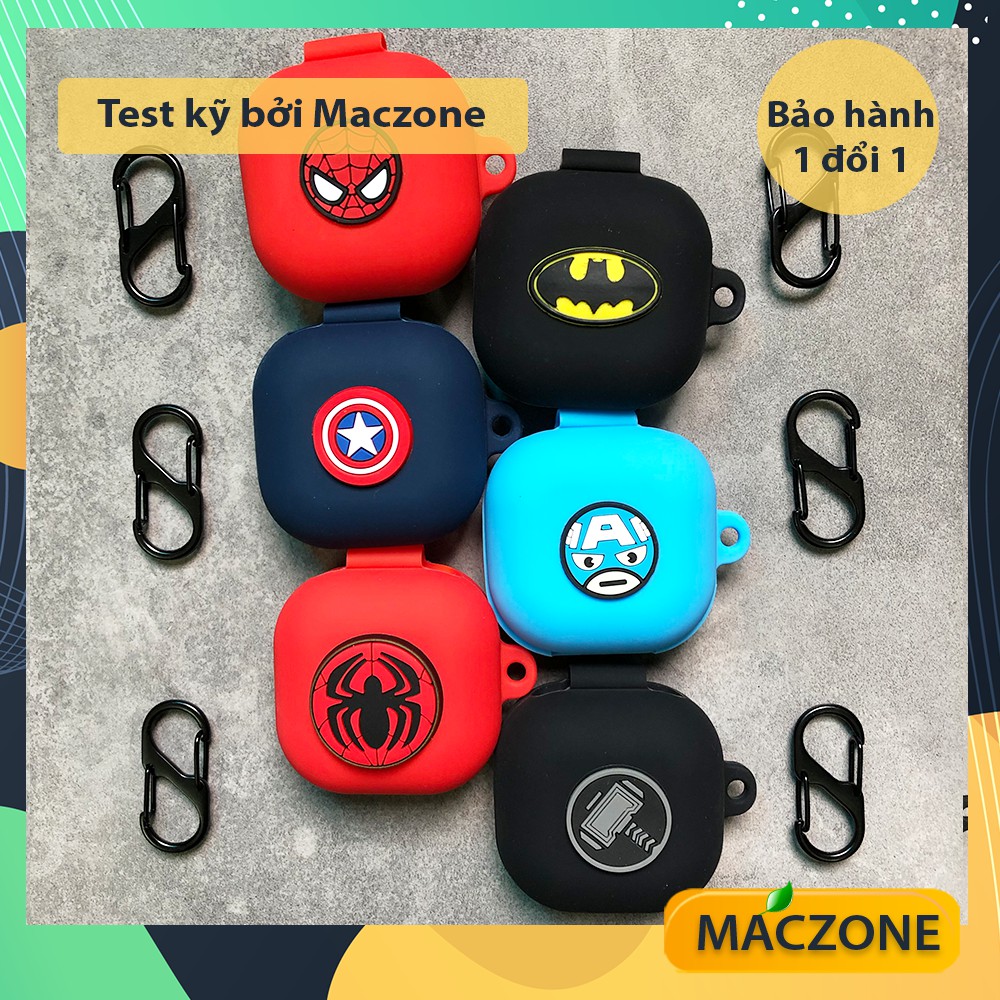 [Marvel] Ốp silicon case chống sốc vỏ tai nghe Galaxy Buds Live, Buds Pro - Tặng Kèm Móc (ZL01)