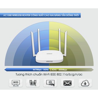 Aptek A134ghu - Bộ phát wifi AC1300
