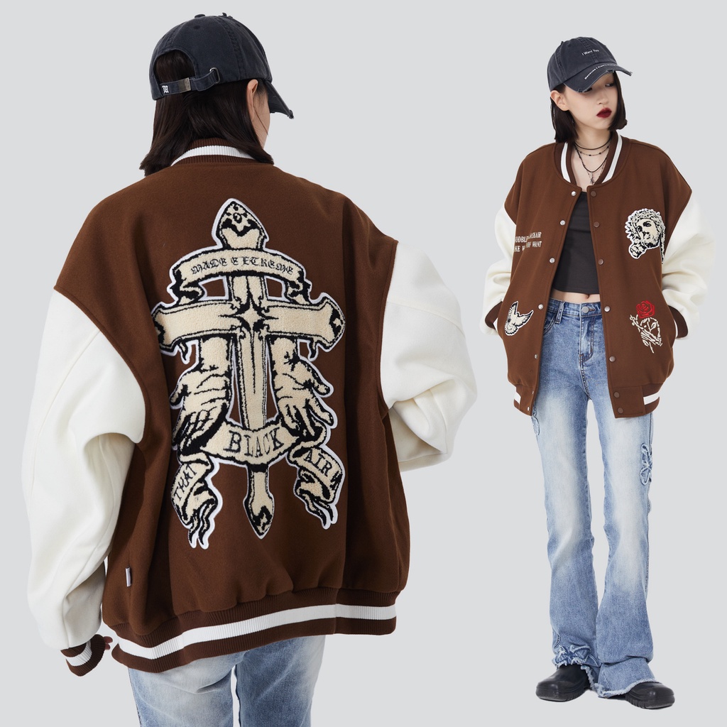 Áo khoác Made Extreme 'Take What You Want' Varsity Jacket