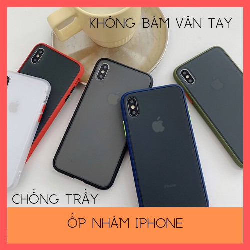Ốp lưng nhám mờ chống trầy cho IPhone
