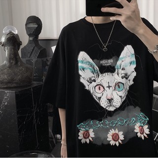Áo Thun in Mèo Ba Hoa cực ngầu (form unisex)