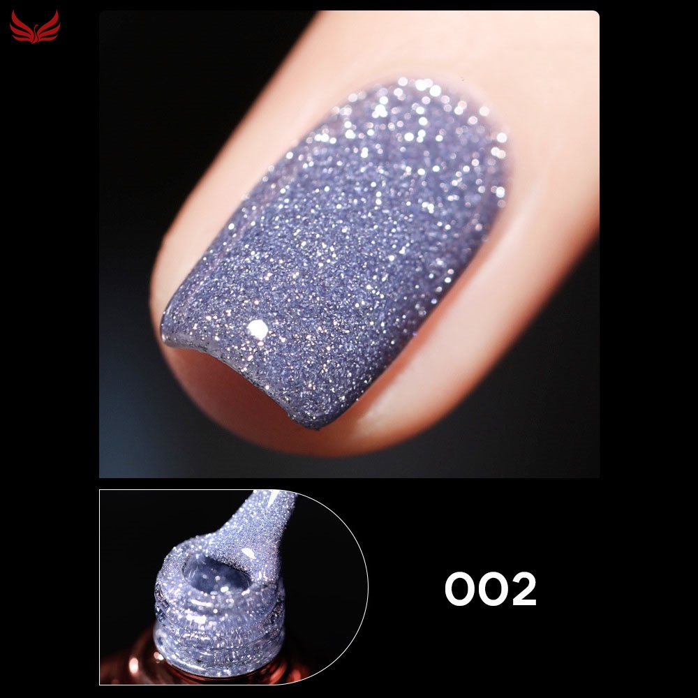 Gel Nhũ Kim Tuyến Lấp Lánh Nhiều Màu Nhanh Khô Dùng Để Trang Trí Móng Tay