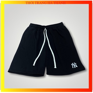 Quần short NY unisex nỉ da cá