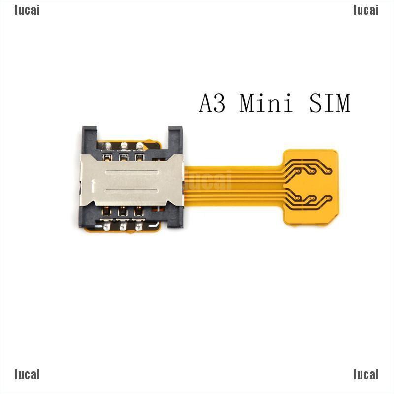 Hybrid Dual Micro Nano SIM Card Adapter Converter Extension SD Slot Android