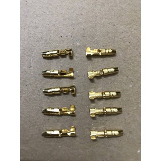 Đầu cos xe máy-ghim tròn 3.5 đầu đực -1 bịch 100 cái