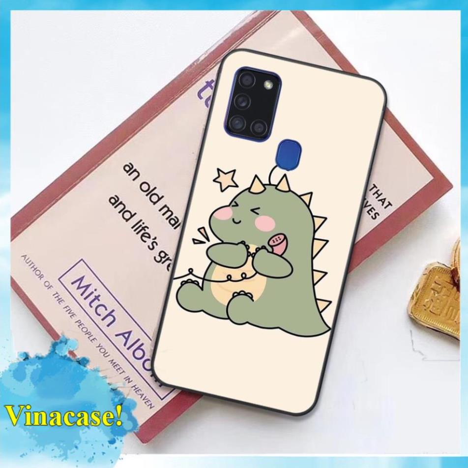 Ốp lưng Samsung Galaxy A20S - A21S in hình khủng long cute