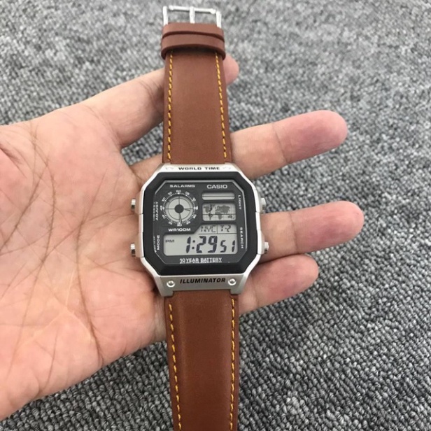 Đồng hồ nam world time 1200 Casio chính hãng