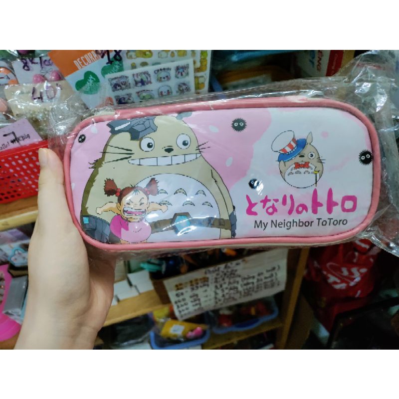Hộp bút totoro màu hồng