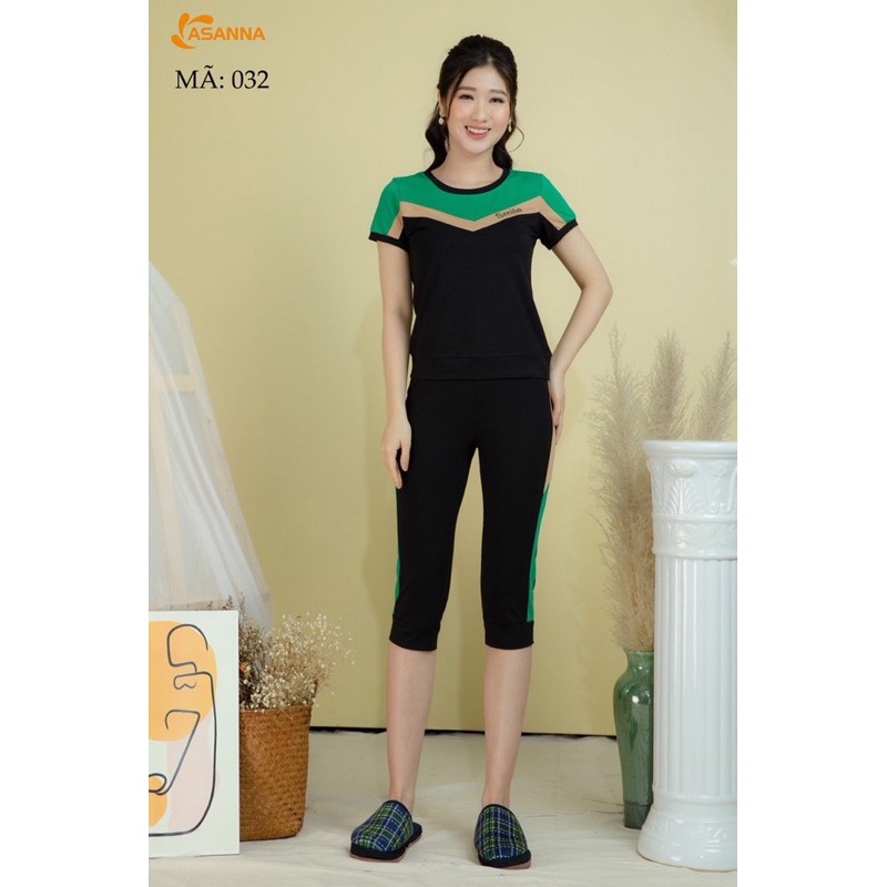 Bộ Nữ Cotton ASANNA Siêu Thoáng Mát, Co Dãn 4 Chiều [Mã 032] - Đang giảm giá | BigBuy360 - bigbuy360.vn