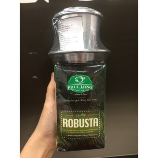 Cà Phê Phúc Long Robusta 200g- Tặng phin