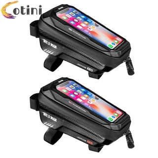 Túi vỏ cứng đựng điện thoại chống thấm nước cho xe đạp COTINI WILD MAN