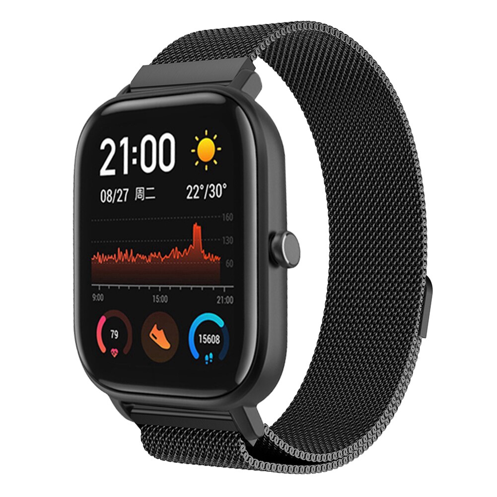 Dây đeo đồng hồ bằng thép không gỉ Milan 4 trong 1 cho for Xiaomi Huami Amazfit GTS