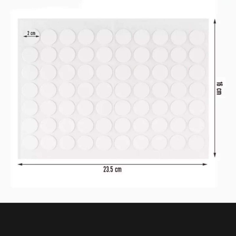 1 tấm có 70 miếng keo acrylic 2 mặt mini, dán cố định poster, chậu cây, đồ dùng.