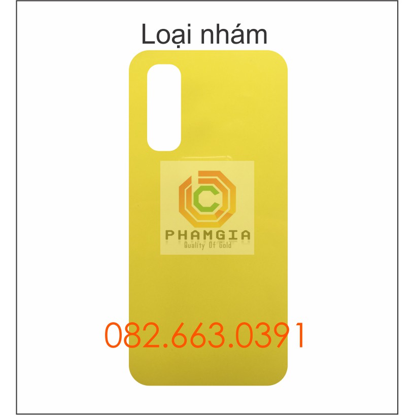 Dán PPF bóng, nhám Realme 7 màn hình, mặt lưng, full lưng viền siêu bảo vệ