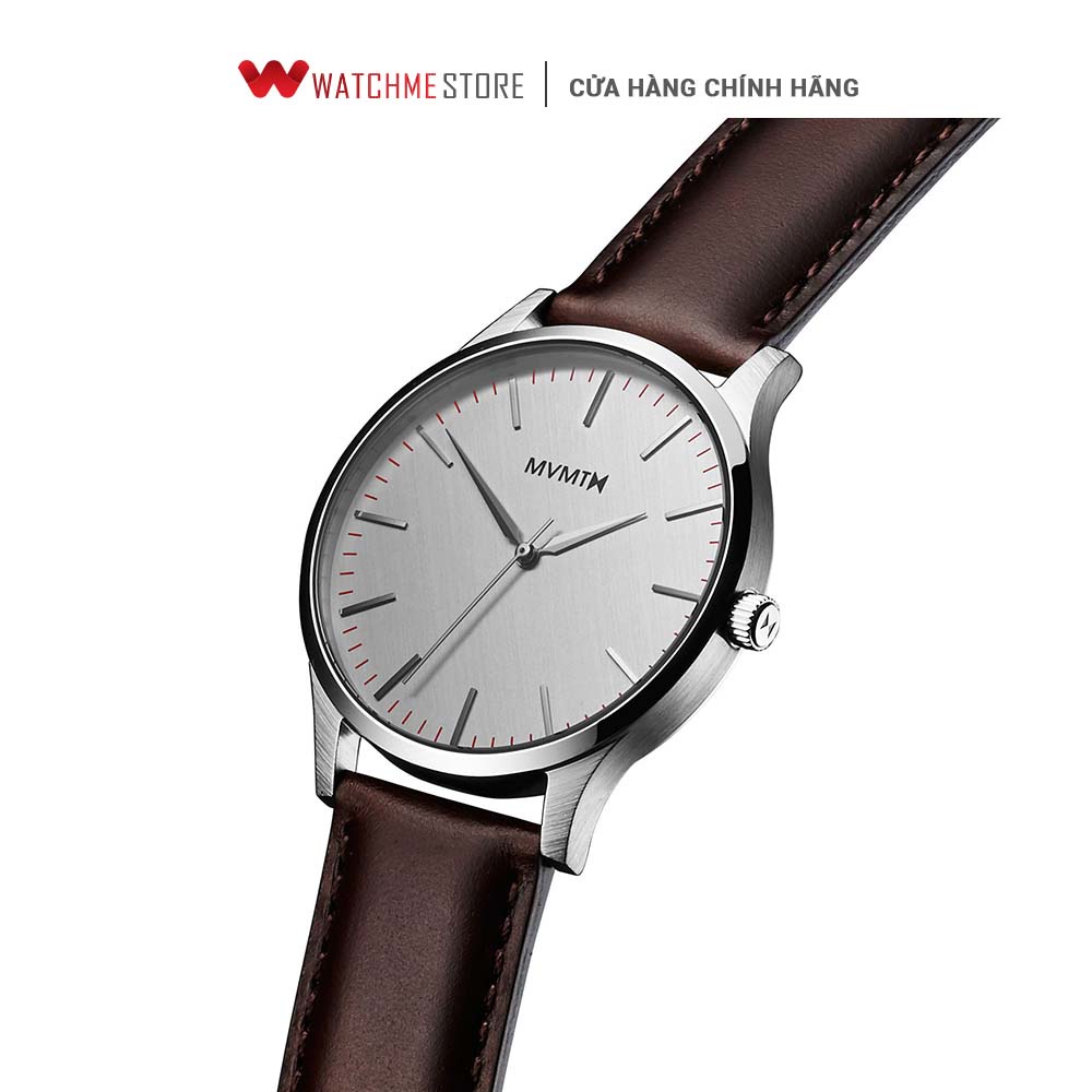 [ ĐẶC BIỆT 18-29.07 - VOUCHER 10%] - Đồng hồ Nam MVMT dây da 40mm - D-MT01-SBR