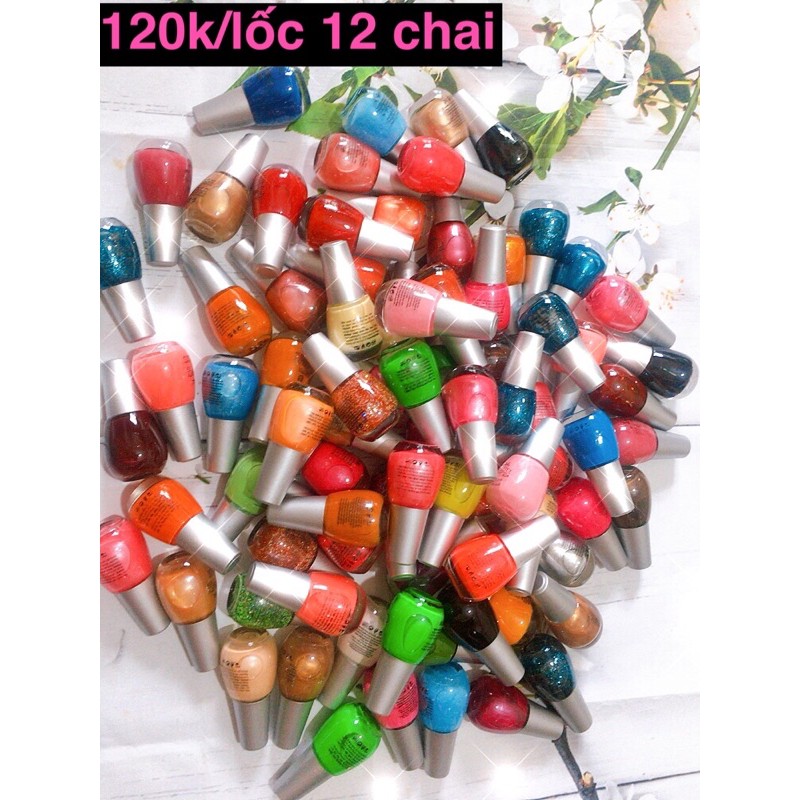 SET SƠN MÓNG TAY 12 CHAI ĐỦ MÀU TÔNG ĐẸP GIÁ 120K - 16ML/CHAI