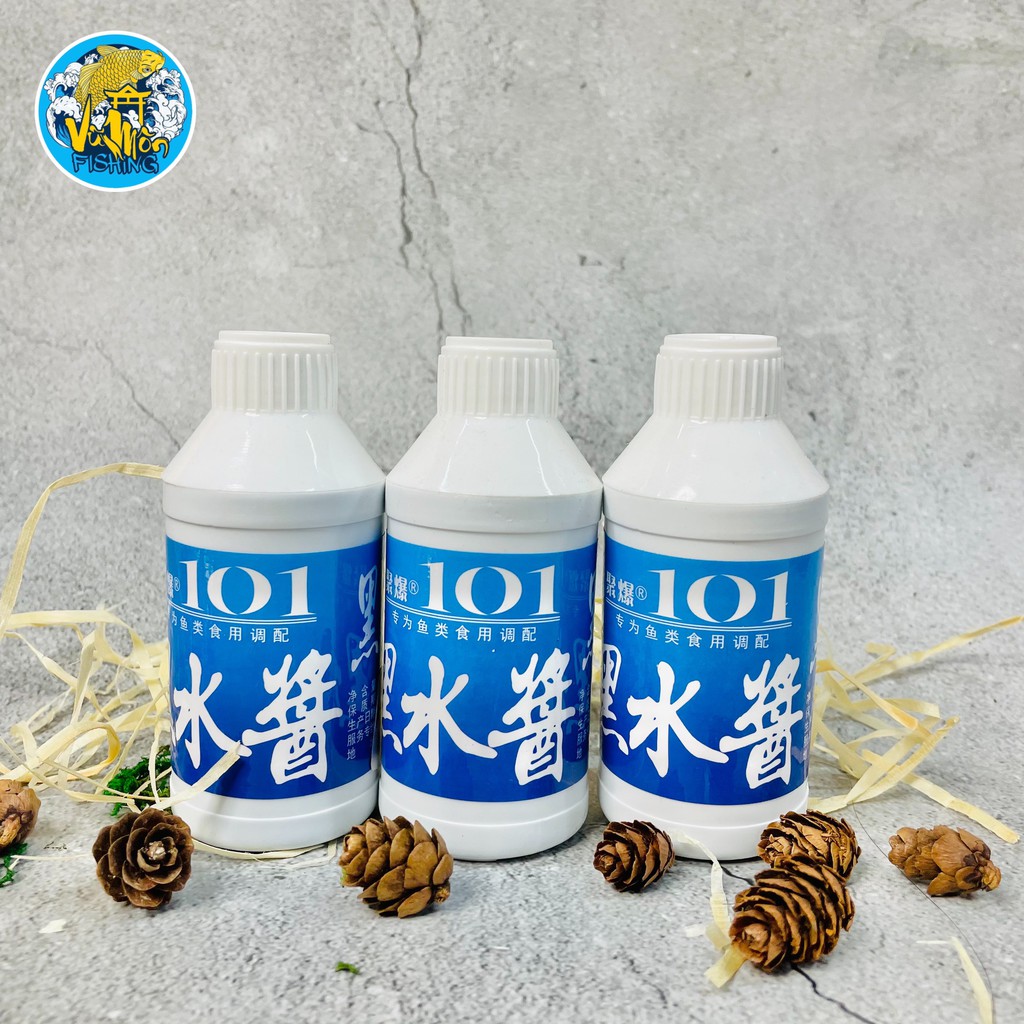 Hương Liệu Câu Cá Tổng Hợp Nước Đen 101 90ml | Thính Dụ Cá Siêu Nhạy - Vũ Môn Fishing