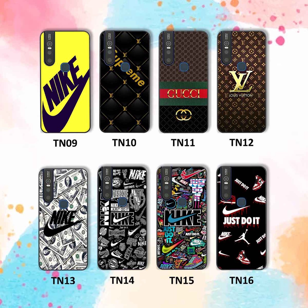 Ốp Vivo V15 / V15 Pro in hình thương hiệu L.V, N.I.K.E cá tính, đẳng cấp