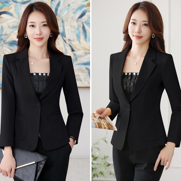 Áo blazer nữ 2 lớp áo vest nữ blazer hàn quốc dài tay - AV30