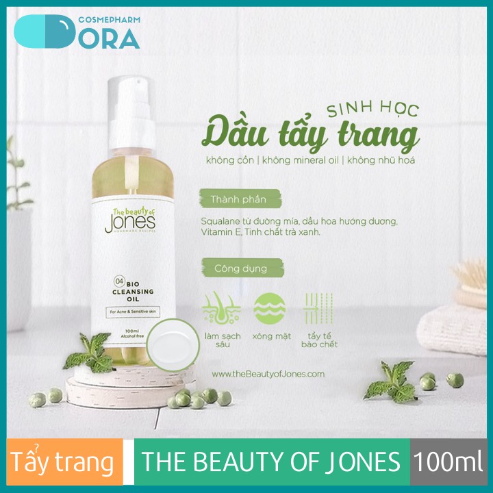 Dầu tẩy trang cho nam Squalane Bio Cleansing Oil 100ml