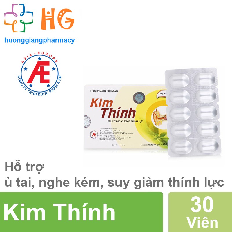 Kim Thính - Tăng cường thính lực (Hộp 30 viên)