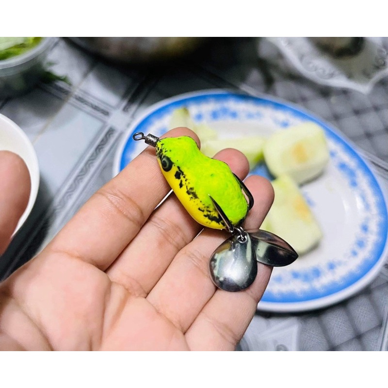 NHÁI HƠI CÂU LURE ẾCH TRÒN