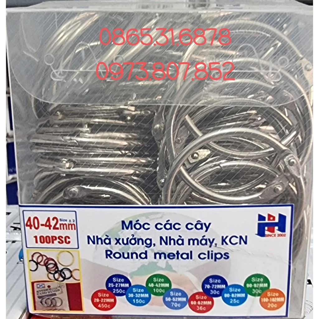 Combo 10 Chiếc Vòng Inox Card ring binders