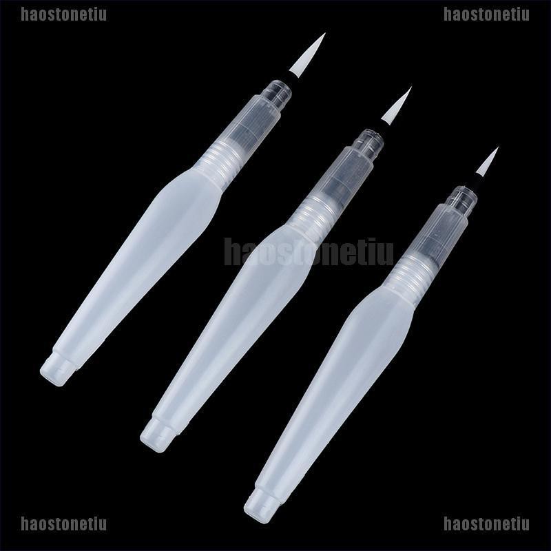 Set 3 Cọ Vẽ Màu Nước Đầu Tròn Mềm Mại Tiện Dụng