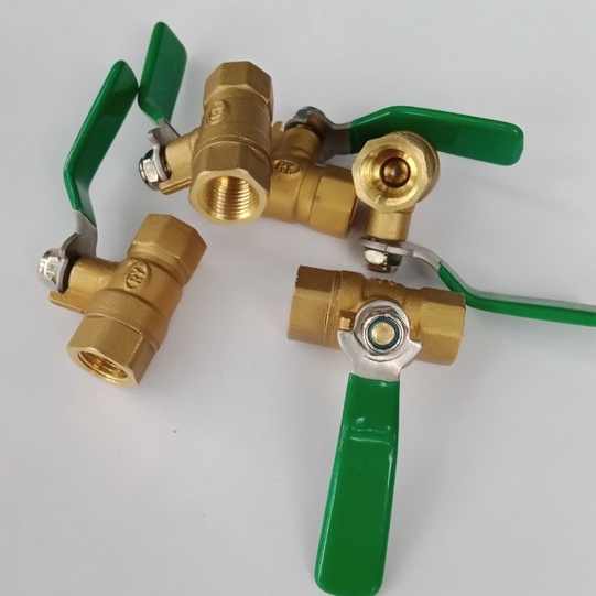 Van gạt khóa máy nén khí, van khóa 1/4 loại ren trong 13mm loại đẹp
