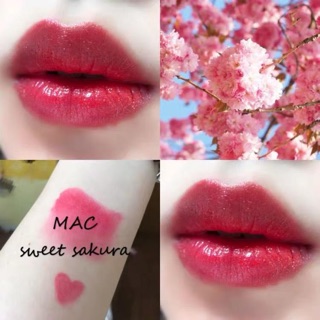 son MAC Sweet Sakura màu đỏ tươi