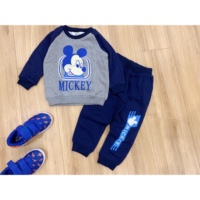 Bộ nỉ mickey xuất HM