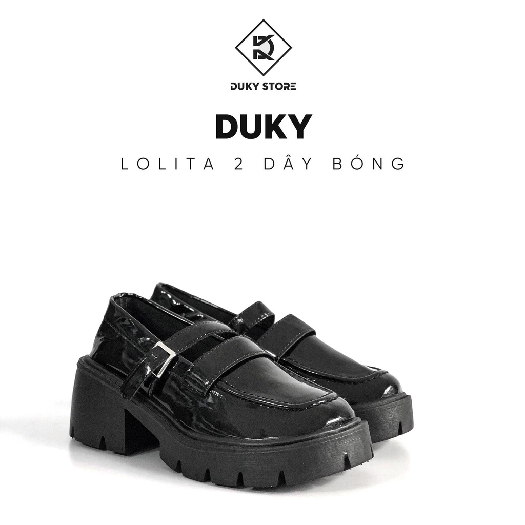 Giày lolita hai dây phong cách dễ thương đế siêu độn có sẵn - Duky Store
