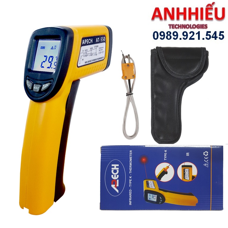 Apech AT-550 súng bắn đo nhiệt độ  hồng ngoại APECH AT 550