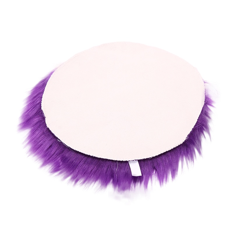 [newwellknown 0610] Solid Color Warm Wool Round Cushion Stool Pad Thickening Dining Chair Cushion