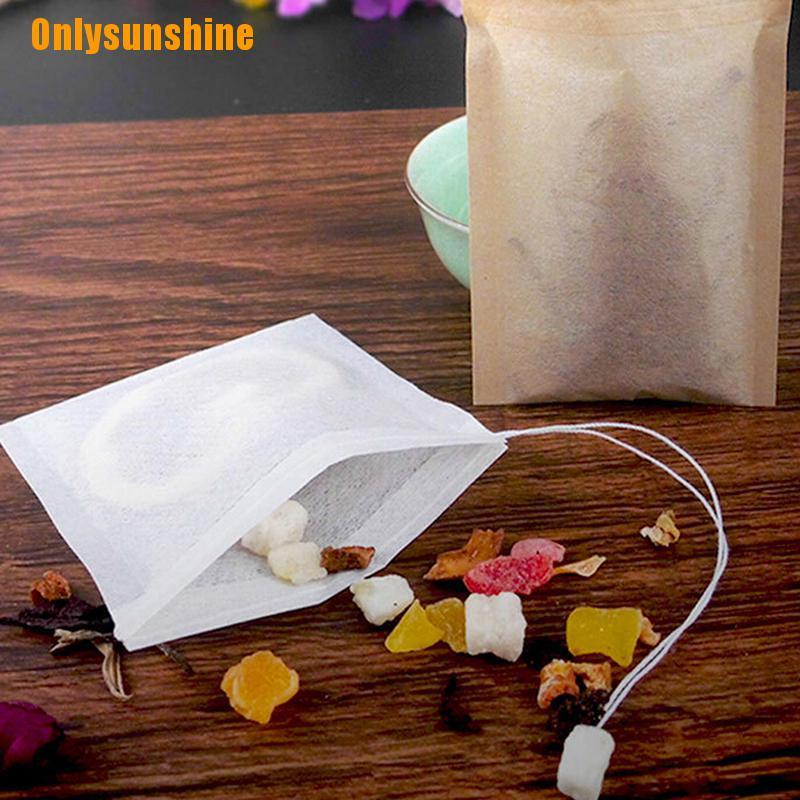 Bộ 100 Túi Lọc Trà Có Dây Rút Tiện Lợi