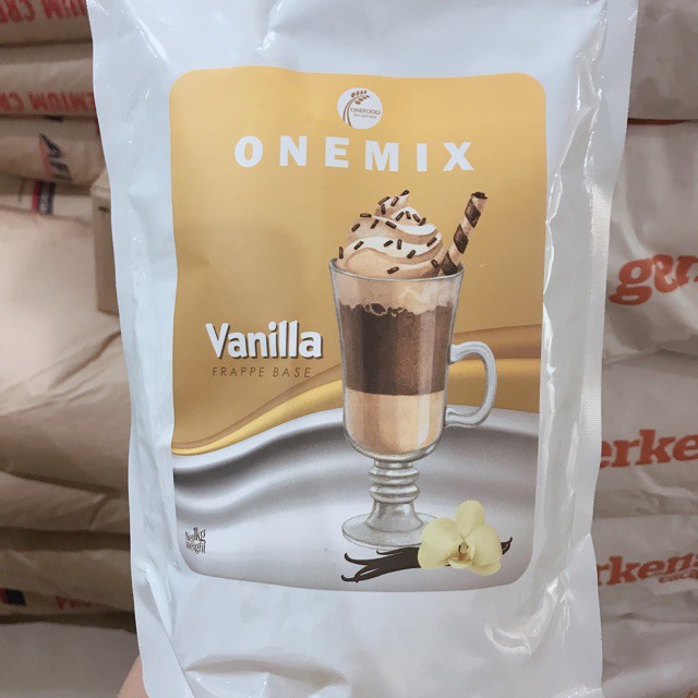 Bột Mix/ Bột Chống Tách Lớp One Mix Vanilla túi 1kg - Làm Đá Xay/ Smothies