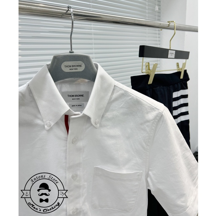 Sơ mi Thom Browne Cộc Tay Viền Trong