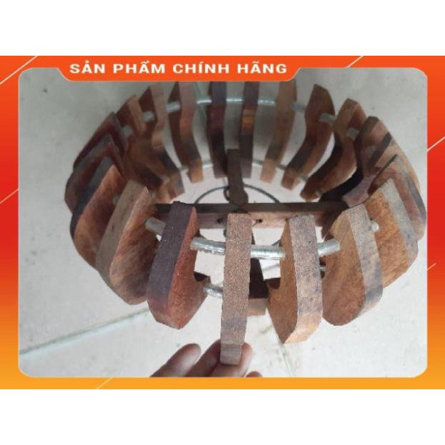 MẪU CHẬU ĐĨA TRỒNG LAN GỖ CĂM XE ĐK 18CM