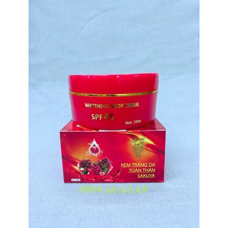 Kem dưỡng trắng da toàn thân sakuya 200g body lựu