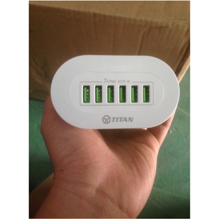 Ổ cắm sạc 6 cổng USB TITAN (CD02)