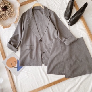 [Có sẵn] Set vest 2 món ulzzang + ảnh thật chất vải