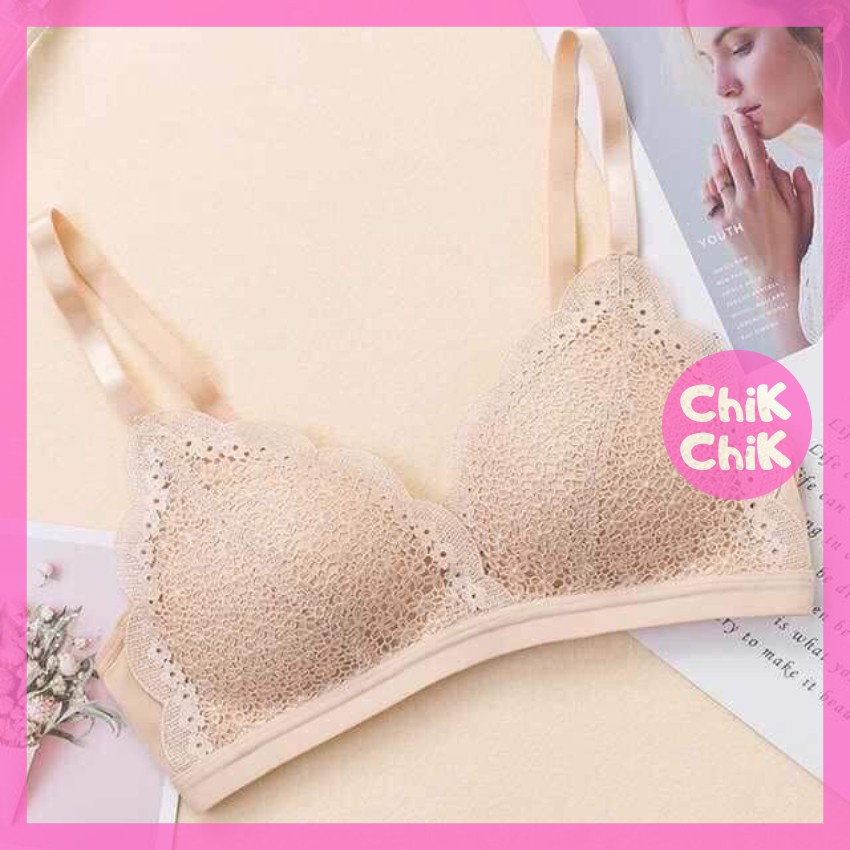 Áo ngực không gọng ren nâng ngực - ChikChik AL007