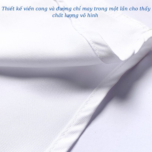 Áo sơ mi nam tay dài ,công sở với chất liệu vải cotton lụa mềm mịn cao cấp