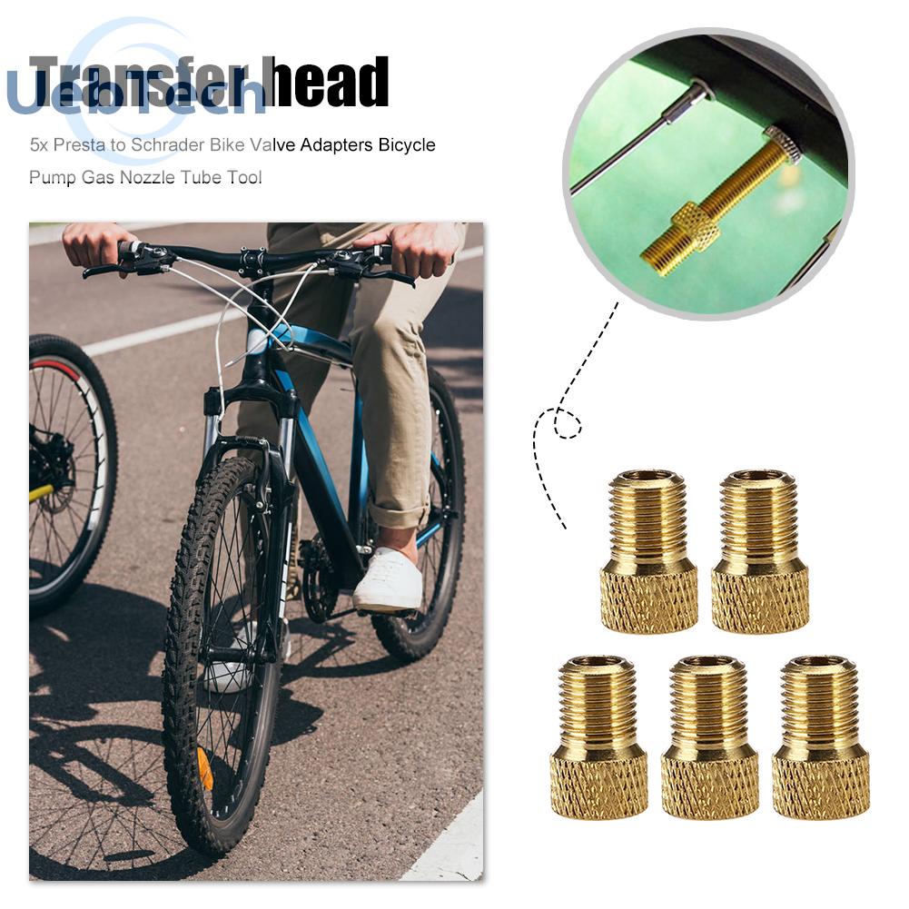 Set 5 Đầu Nối Van Bơm Hơi Xe Đạp MTB